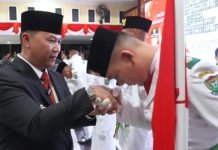 Kukuhkan 50 Anggota Paskibraka, Ini Pesan Pj. Bupati Muara Enim