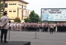 Pimpin Apel Pagi, Kapolda Lampung Imbau Anggota Peka Terhadap Situasi Pilkada 2024