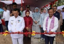 Kado Kemerdekaan RI, Pj. Bupati Muara Enim Resmikan PLTS Irigasi Tanjung Agung