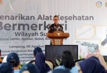 Sekdaprov Fahrizal Lepas 3.220 Unit Alkes Bermerkuri