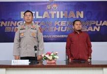 Pelatihan Peningkatan Kemampuan Kehumasan Polres OKI Sukses Diselenggarakan