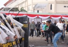 Jamin Keamanan Pilkada 2024, Polres OKI Gelar Apel dan Simulasi Sispamkota