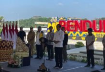 Resmikan Bendungan Marga Tiga, Ini Harapan Presiden Joko Widodo