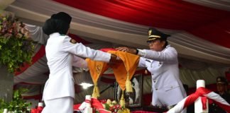 Pj. Bupati OKI Apresiasi Paskibraka Sukses Naik dan Turunkan Merah Putih