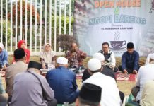 Pj. Gubernur Samsudin Ngopi Bareng Bersama Masyarakat yang Berdomisili Diseputaran Mahan Agung