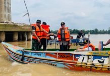 Didampingi Kapolda dan Pangdam, Pj. Gubernur Sumsel Tinjau Jembatan P6 Lalan yang Roboh