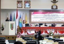 Pj. Gubernur Bersama Ketua DPRD Provinsi Lampung Tandatangani Persetujuan Bersama Peraturan Daerah Tentang Perubahan APBD 2024