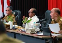 Pj. Gubernur Lampung Pimpin Rapat Persiapan Asistensi Evaluasi Kinerja Semester Pertama