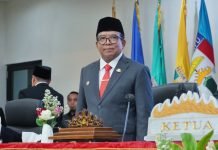 Pj. Gubernur Samsudin Hadiri Pelantikan Anggota DPRD Provinsi Lampung Periode 2024-2029