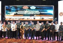 Kasrem 043/Gatam Hadiri Sosialisasi dan Diseminasi Kesadaran Bela Negara Universitas Lampung
