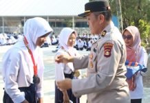 Polsek Lempuing Jaya Rutin Silaturahmi ke Sekolah, Sampaikan Imbauan Ini