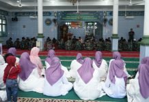 Kodim 0402/OKI-OI Gelar Peringatan Maulid Nabi Muhammad Shallallahu Alaihi Wasallam