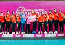 Tim Bola Voli Bhayangkari Sumsel Raih Juara 4 dan Best Setter di Turnamen Bhayangkari Cup 2024