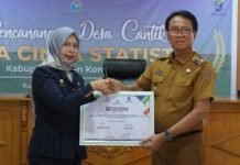 BPS Berkolaborasi dengan Pemkab OKI Canangkan Program Desa Cantik