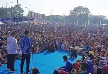 Ribuan Warga Hadiri Senam Sehat yang Digelar Demokrat OKI