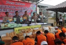 Satresnarkoba Polres Lamsel Ungkap Jaringan Narkotika Lintas Provinsi Senilai Rp 75 Miliar