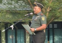 Jadi Irup Upacara Bulanan, Ini yang Disampaikan Dandim 0402/OKI