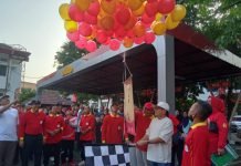 Dibuka Ketum DR. Asri Agung Putra, Ribuan Alumni Ikuti Jalan Sehat Dies Natalis FH Unila ke-59 Tahun