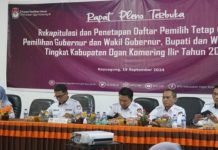 KPU OKI Tetapkan 577.241 DPT Pilkada 2024
