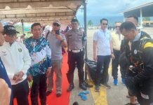 Samsudin Bakar Semangat Atlet Terjung Payung Lampung yang Barlaga di PON XXI