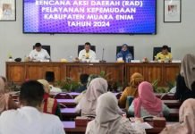 Muara Enim Jadi Proyek Percontohan Penyusunan RAD Pelayanan Kepemudaan
