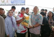 Kendalikan Inflasi, Pj. Gubernur Samsudin Tinjau Pasar Murah di Lapangan Korpri