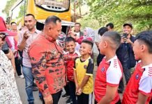Nanang Ermanto Lepas SSB Natar Reborn U-10 Berlaga di Ajang GEAS Nasional Champions VII