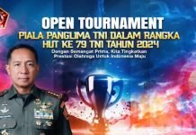 Semarak HUT ke-79, TNI Adakan Open Tournament Piala Panglima TNI