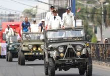Pawai Kirab Atlet Kontingen PON Asal Lampung Meriah, Pj. Gubernur Apresiasi Pahlawan Olahraga