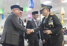 Hadiri Pelantikan Anggota DPRD Provinsi Lampung Periode 2024-2029, Danrem 043/Gatam Ucapkan Selamat