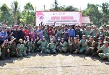 300 Personel Linmas se-Kecamatan Natar Siap Kawal Pilkada Serentak 2024