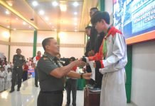 Jaring Atlet Karate Berbakat, Korem 043/Gatam Gelar Turnamen Karate INKAI Danrem Cup Tahun 2024