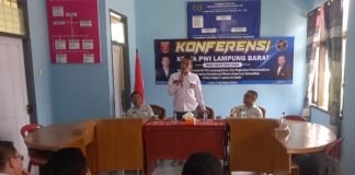Wirahadikusumah Buka Konferkab VII PWI Lampung Barat, Dorong Profesionalisme Wartawan Untuk Pilkada Damai
