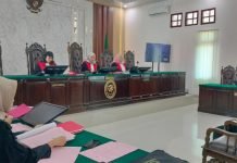 Inilah Jalannya Sidang Kasus Pembunuhan Bos Material Bangunan di PN Kayuagung