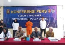 Bekerjasama dengan Amerika, Polda Sumsel Tangkap Pemuda Asal PALI
