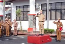 Apel Mingguan, Plt. Bupati Pandu Kesuma Dewangsa Ingatkan Soal Netralitas ASN