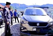Tertibkan Pejabat Bandel, Pj. Bupati Asraf Amankan 12 Mobnas Tanpa Plat Dinas Logo Pemkab Kerinci