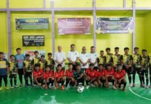 Pj. Bupati M. Firsada Buka Secara Resmi Turnamen Jaya Futsal Cup III Tubaba