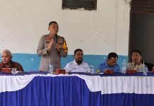 Kapolres Bersama Pemkab OKI Gelar Rapat Mediasi dengan Masyarakat Sungai Sodong dan Pagar Dewa