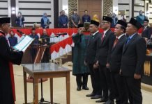 Pimpinan DPRD OKI Definitif Periode 2024-2029 Resmi Dilantik