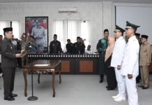 M. Firsada Lantik 15 Pejabat Administrator dan Pengawas Dilingkup Pemkab Tubaba