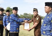 Kajari Pimpin Apel Bulanan Dilingkup Pemerintah Kabupaten Tubaba