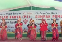 Manfaatkan Momen Hari Sumpah Pemuda, SMPN 1 Palembang Panen Hasil Belajar P5