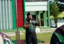 Kodim 0402/OKI Peringati Hari Sumpah Pemuda