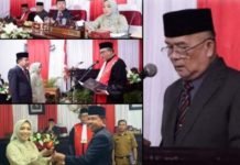 Sekda Zainal Efendi Hadiri Pelantikan Wakil Ketua DPRD Kerinci