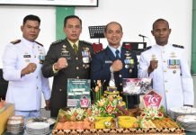 TNI Wilayah Provinsi Lampung Gelar Upacara Peringati HUT ke-79