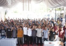 Konsolidasi Tim Pemenangan di Mesuji Makmur, Masyarakat Teriak Muchendi Bupati OKI 2025-2030