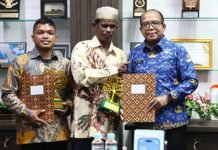 Pj. Gubernur Samsudin Serahkan Penghargaan Pemenang Lomba Wana Lestari Tingkat Provinsi Lampung