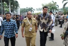 Pj. Gubernur Samsudin Hadiri Rakornas Pemerintah Pusat dan Pemerintah Daerah Tahun 2024