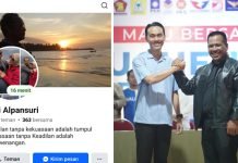Pasangan MURI Terima Ucapan Selamat dari Ketua Timses JADI